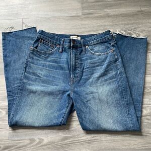 Madewell The Perfect Vintage Jean size 31 Blue Wash